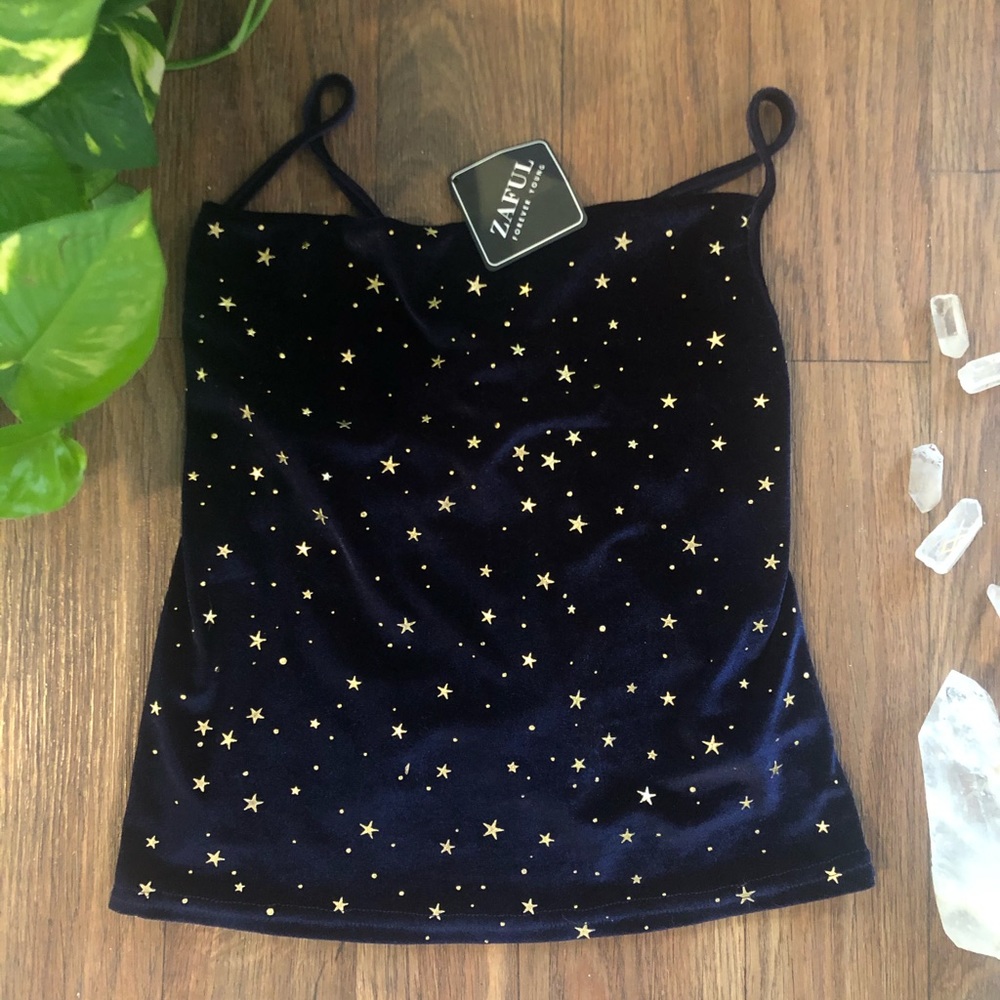Zaful Sparkle Star Cami